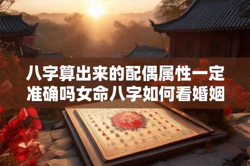 八字算出来的配偶属性一定准确吗女命八字如何看婚姻