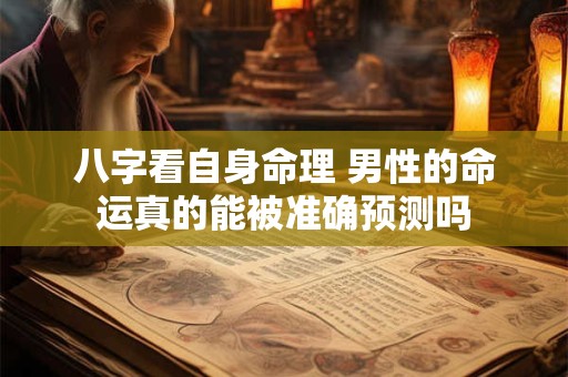 八字看自身命理 男性的命运真的能被准确预测吗