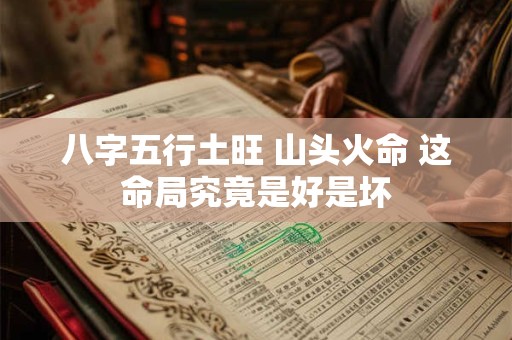 八字五行土旺 山头火命 这命局究竟是好是坏