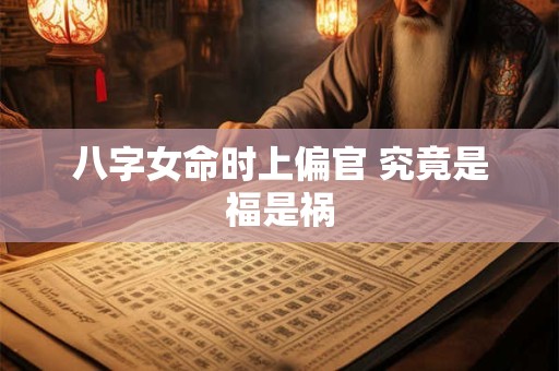 八字女命时上偏官 究竟是福是祸