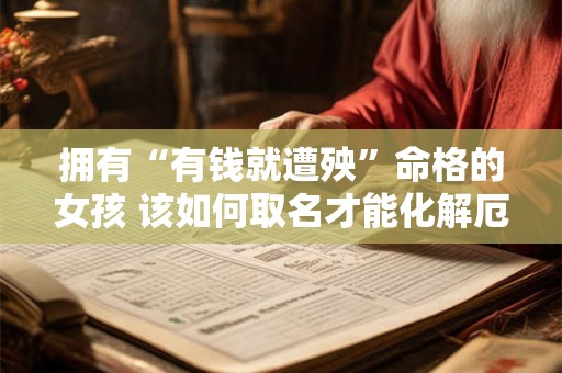 拥有“有钱就遭殃”命格的女孩 该如何取名才能化解厄运