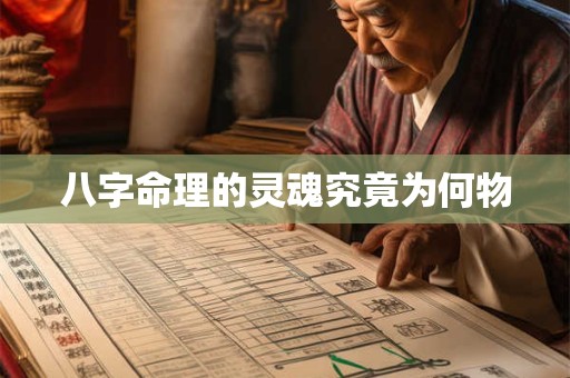 八字命理的灵魂究竟为何物