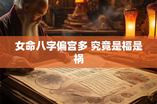 女命八字偏宫多 究竟是福是祸 女命八字偏宫多 究竟是福是祸