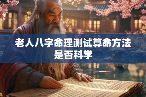 老人八字命理测试算命方法是否科学 老人八字命理测试算命方法是否科学