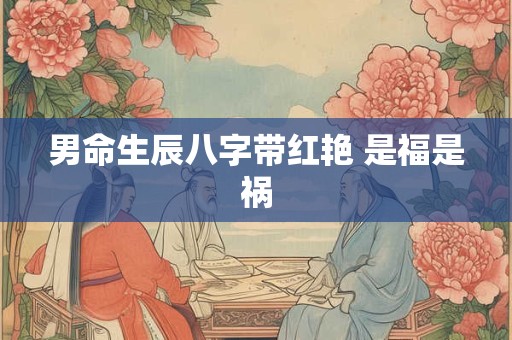 男命生辰八字带红艳 是福是祸