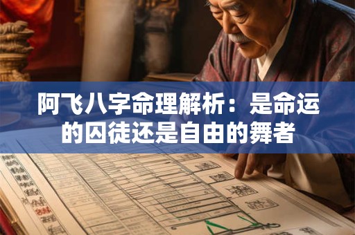 阿飞八字命理解析：是命运的囚徒还是自由的舞者