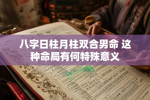 八字日柱月柱双合男命 这种命局有何特殊意义