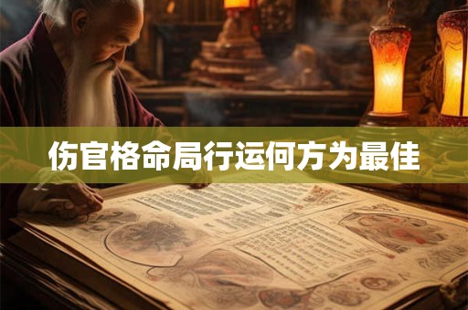 伤官格命局行运何方为最佳