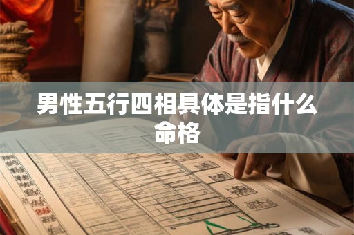 男性五行四相具体是指什么命格