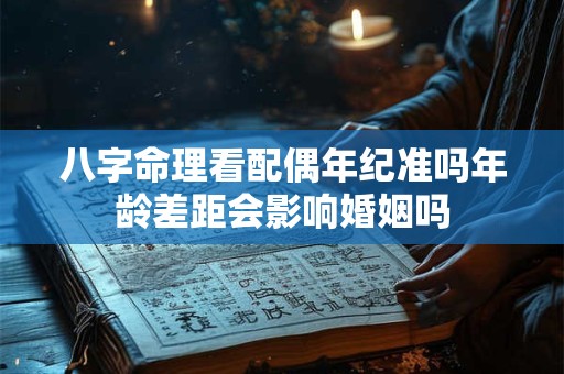 八字命理看配偶年纪准吗年龄差距会影响婚姻吗