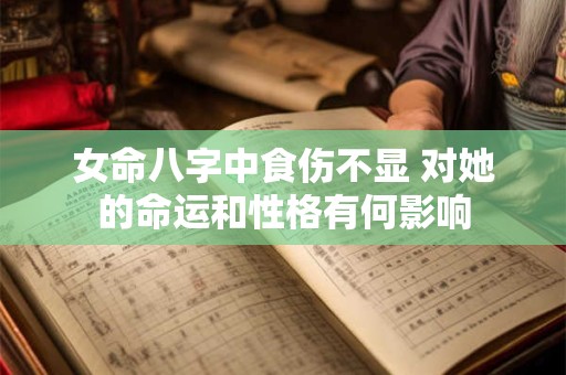 女命八字中食伤不显 对她的命运和性格有何影响