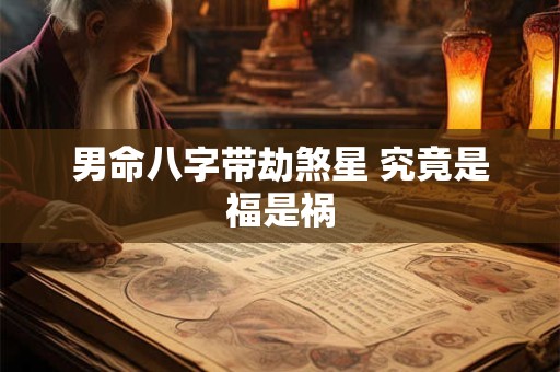 男命八字带劫煞星 究竟是福是祸