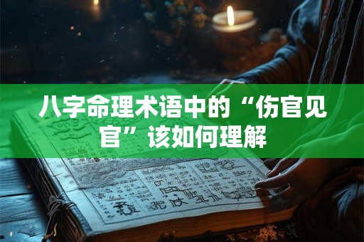 八字命理术语中的“伤官见官”该如何理解