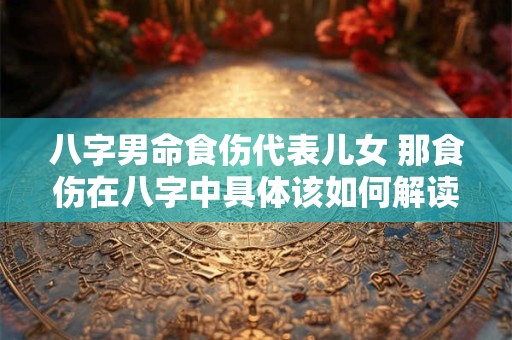 八字男命食伤代表儿女 那食伤在八字中具体该如何解读呢