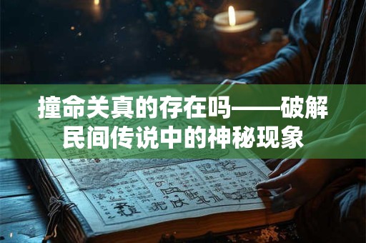 撞命关真的存在吗——破解民间传说中的神秘现象