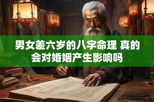 男女差六岁的八字命理 真的会对婚姻产生影响吗