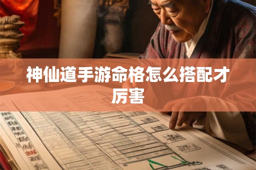 神仙道手游命格怎么搭配才厉害