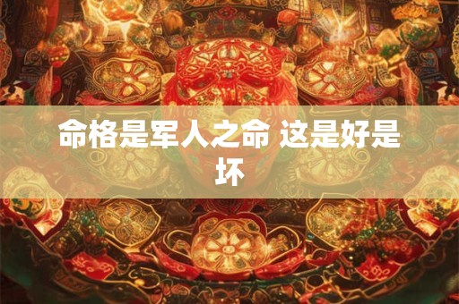 命格是军人之命 这是好是坏