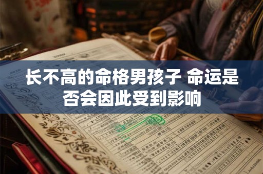 长不高的命格男孩子 命运是否会因此受到影响