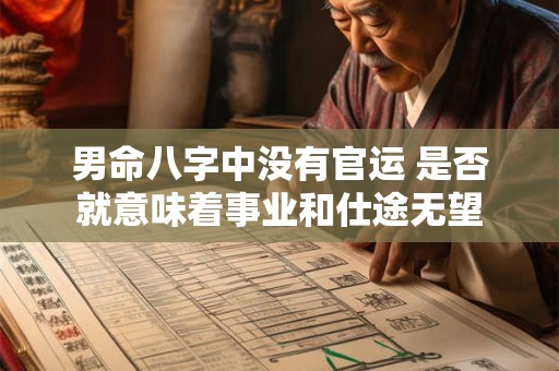 男命八字中没有官运 是否就意味着事业和仕途无望