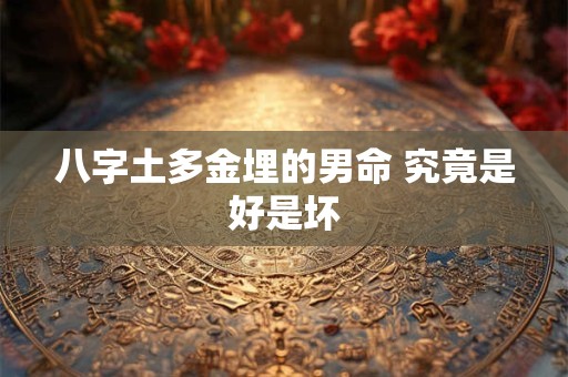 八字土多金埋的男命 究竟是好是坏