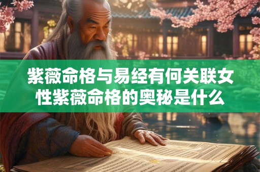 紫薇命格与易经有何关联女性紫薇命格的奥秘是什么