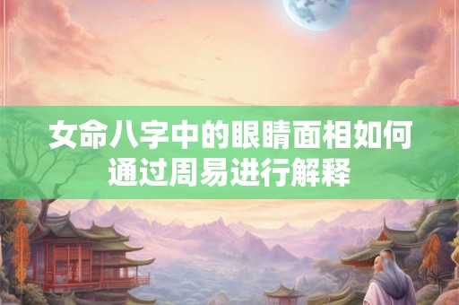 女命八字中的眼睛面相如何通过周易进行解释