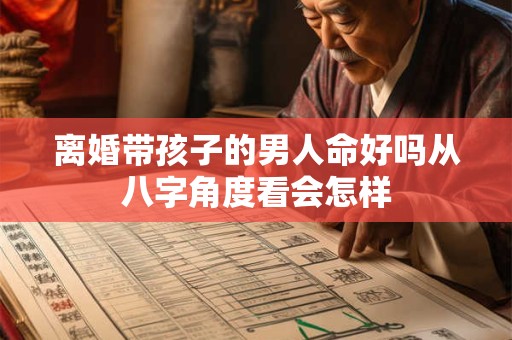 离婚带孩子的男人命好吗从八字角度看会怎样