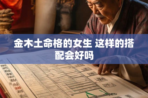 金木土命格的女生 这样的搭配会好吗