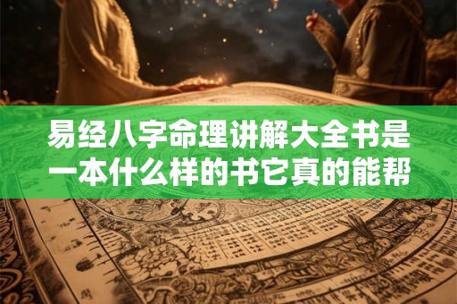 易经八字命理讲解大全书是一本什么样的书它真的能帮助人们了解命运吗