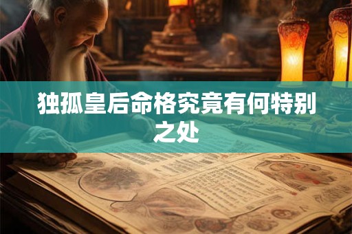 独孤皇后命格究竟有何特别之处