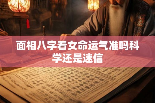 面相八字看女命运气准吗科学还是迷信