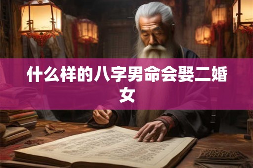 什么样的八字男命会娶二婚女