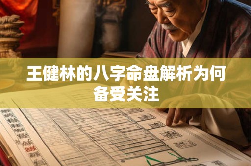王健林的八字命盘解析为何备受关注