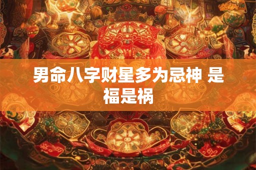 男命八字财星多为忌神 是福是祸