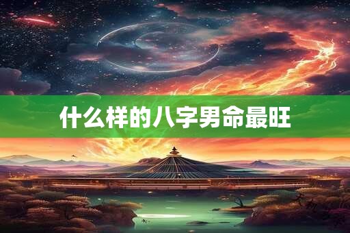 什么样的八字男命最旺