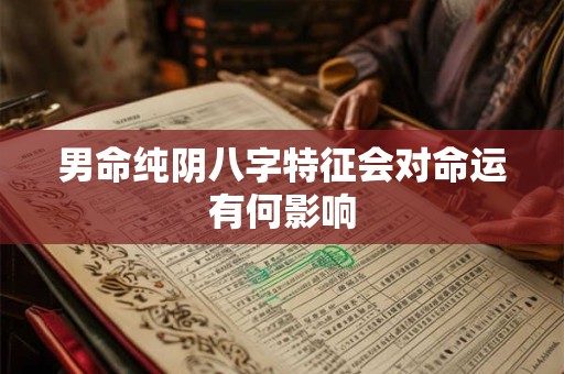 男命纯阴八字特征会对命运有何影响 男命纯阴八字特征会对命运有何影响