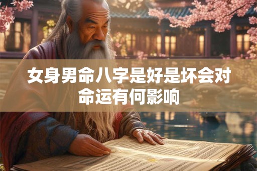 女身男命八字是好是坏会对命运有何影响