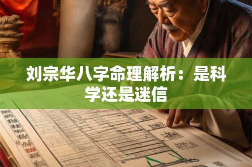 刘宗华八字命理解析：是科学还是迷信