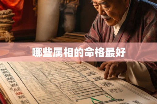 哪些属相的命格最好
