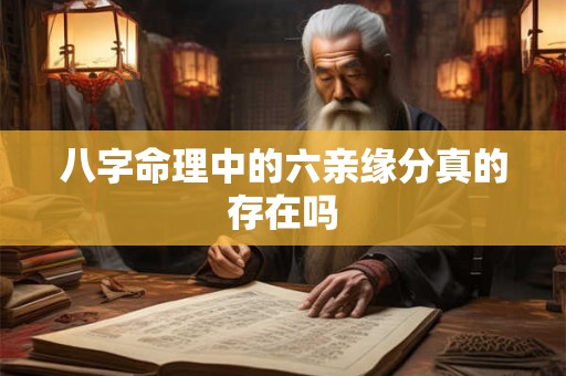 八字命理中的六亲缘分真的存在吗