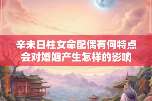 辛未日柱女命配偶有何特点会对婚姻产生怎样的影响