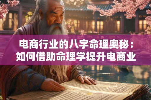 电商行业的八字命理奥秘：如何借助命理学提升电商业务的成功率