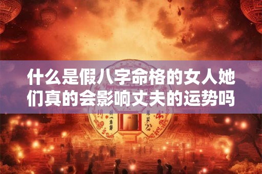 什么是假八字命格的女人她们真的会影响丈夫的运势吗