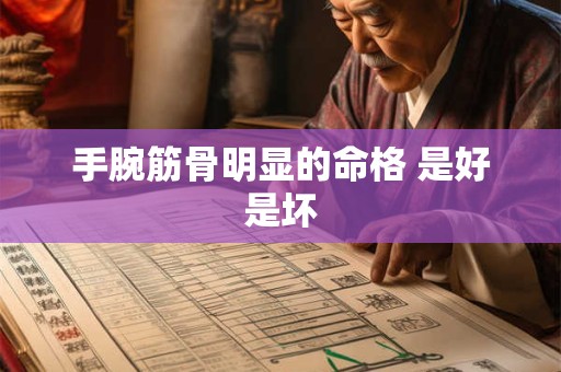 手腕筋骨明显的命格 是好是坏