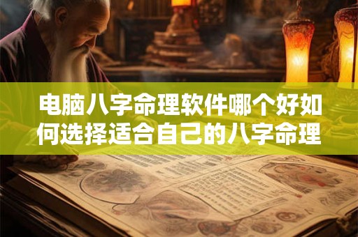 详细阅读:电脑八字命理软件哪个好如何选择适合自己的八字命理软件 电脑八字命理软件哪个好如何选择适合自己的八字命理软件