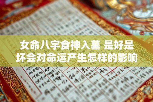 女命八字食神入墓 是好是坏会对命运产生怎样的影响