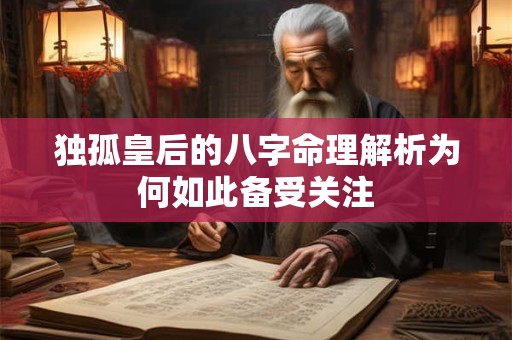 独孤皇后的八字命理解析为何如此备受关注