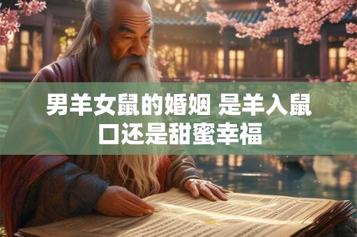 男羊女鼠的婚姻 是羊入鼠口还是甜蜜幸福