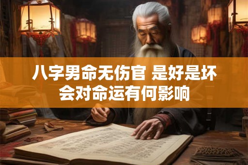 八字男命无伤官 是好是坏会对命运有何影响